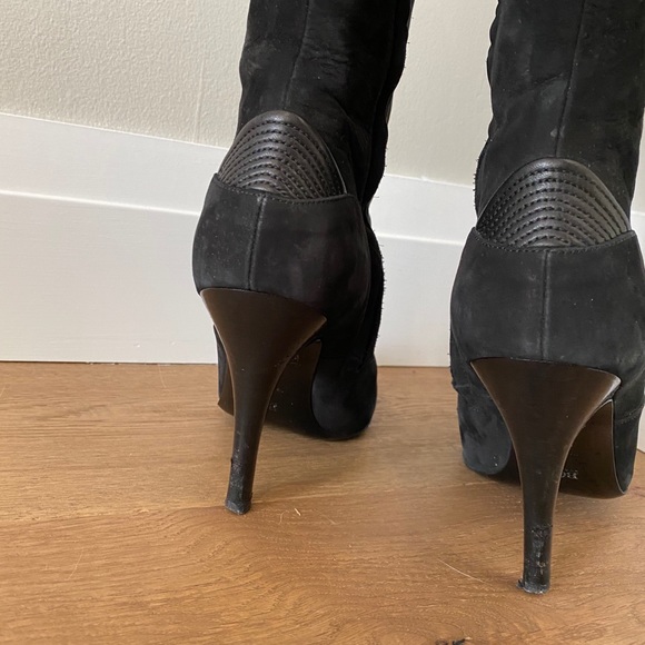 Hugo Boss Black Suede Boots - Picture 4 of 4